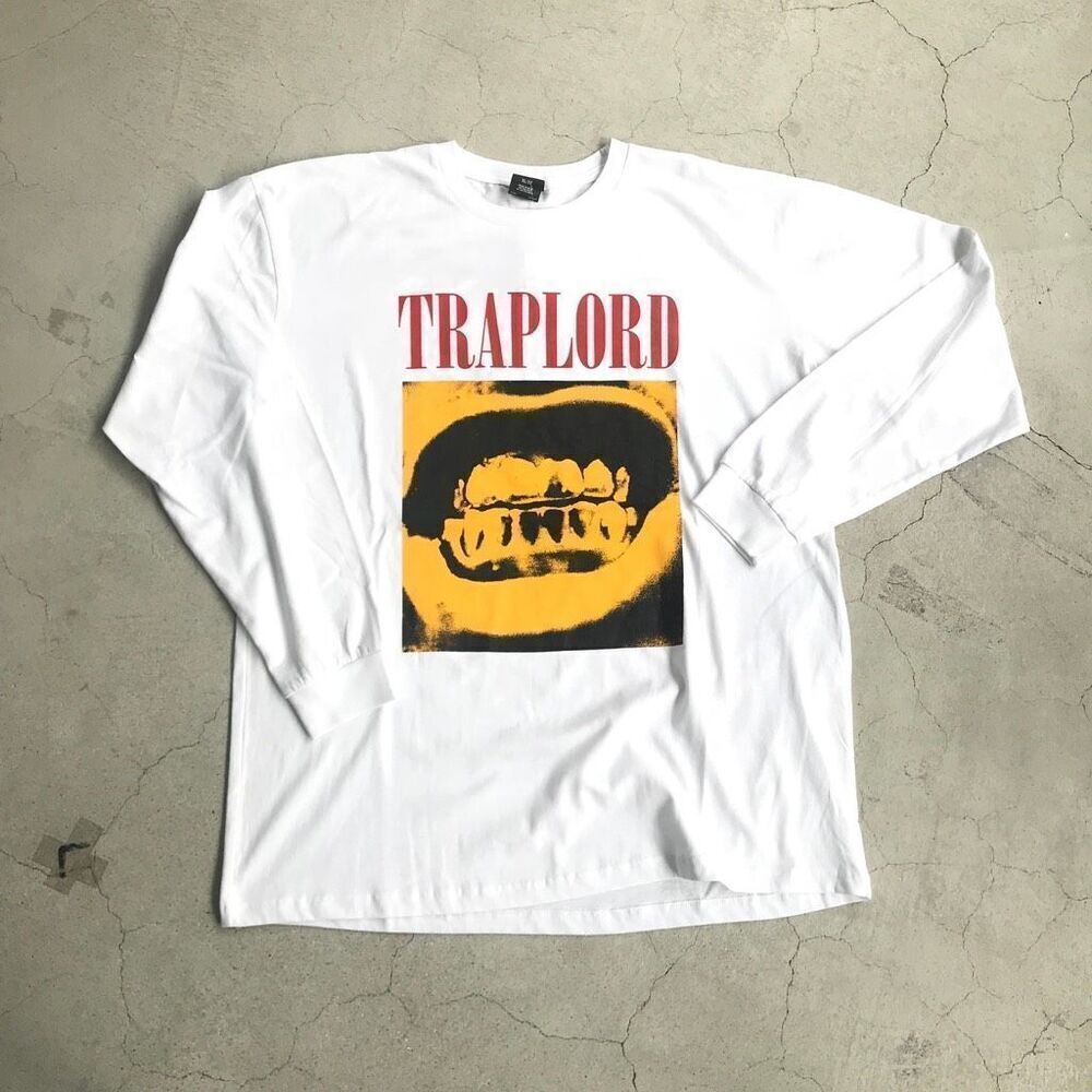 Trap Lord Grills Long Sleeve Tee Shirt Men's Large